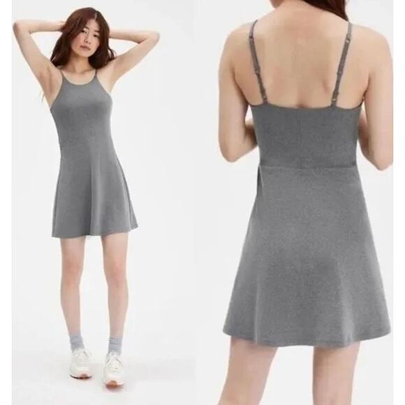 Girlfriend Collective Women's Gray Naomi Workout Athletic‎ Dress Size XS - Picture 4 of 4